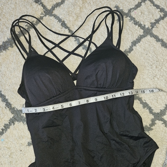 La Blanca one piece strappy bathing suit size 8 - Picture 3 of 5